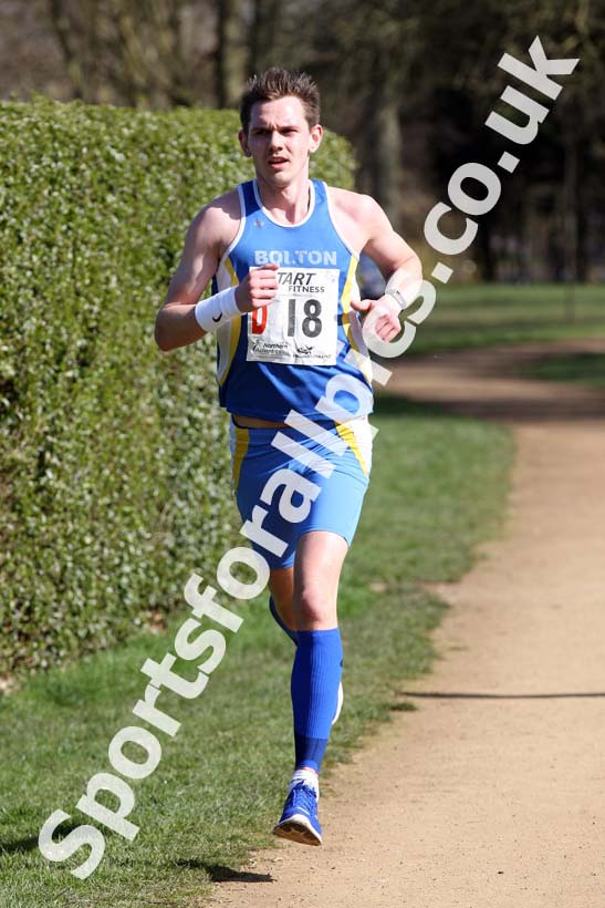 Mens Northern 12 Stage Road Relay, Stanley Park, Blackpool. Photo: David T. Hewitson/Sports for All Pics